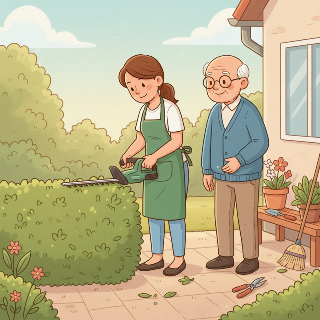 Wir kümmern uns um leichte Gartenarbeiten – für einen gepflegten Außenbereich, in dem sich Ihre Angehörigen wohlfühlen.